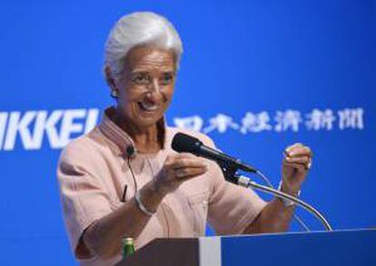 La directora del Fondo Monetario Internacional (FMI), Christine Lagarde. EFE/Archivo