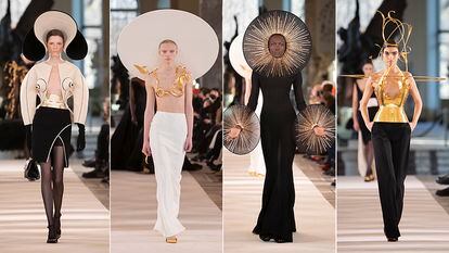 Schiaparelli presentó su colección Alta Costura primavera-verano 2022 este lunes en la apertura de la Semana de la Moda de París.