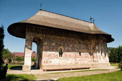 Exterior del monasterio de Humor, en la región rumana de Bucovina.