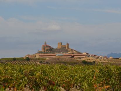 Vista panor&aacute;mica de San Vicente de la Sonsierra. 