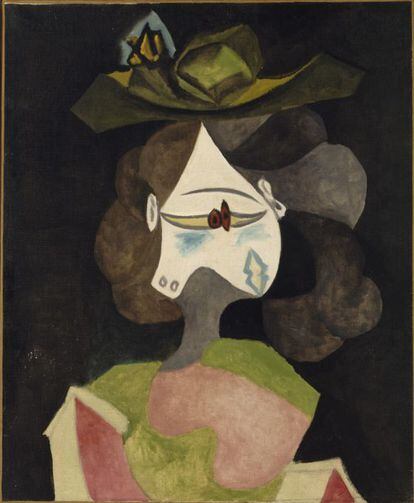 'El sombrero de flores' (1940), de Picasso.