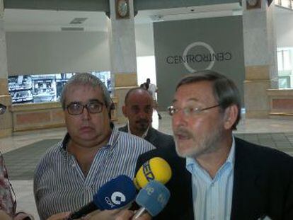 Jaime Lissavetzky, esta mañana en el Palacio de Cibeles.