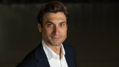 David Ferrer posa para la entrevista en una visita reciente a la redacción de EL PAÍS.