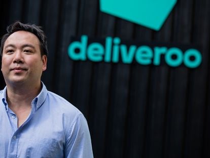 William Shu, fundador y CEO de Deliveroo, en Saint-Ouen, Francia, en julio de 2018.