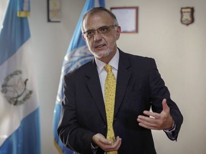 Iván Velásquez durante una entrevista en 2017 en Ciudad de Guatemala, cuando era jefe de la Comisión Internacional contra la Impunidad (CICIG).