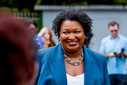 Stacey Abrams, vencedora en las primarias demócratas para gobernadora de Georgia.