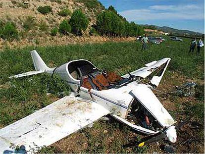 La caída de la avioneta ha causado la muerte a sus dos ocupantes.