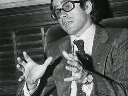 Antonio Santillana del Barrio, economista, en1982.