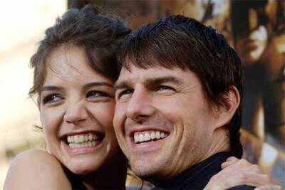 Katie Holmes y Tom Cruise, en una foto del año pasado.