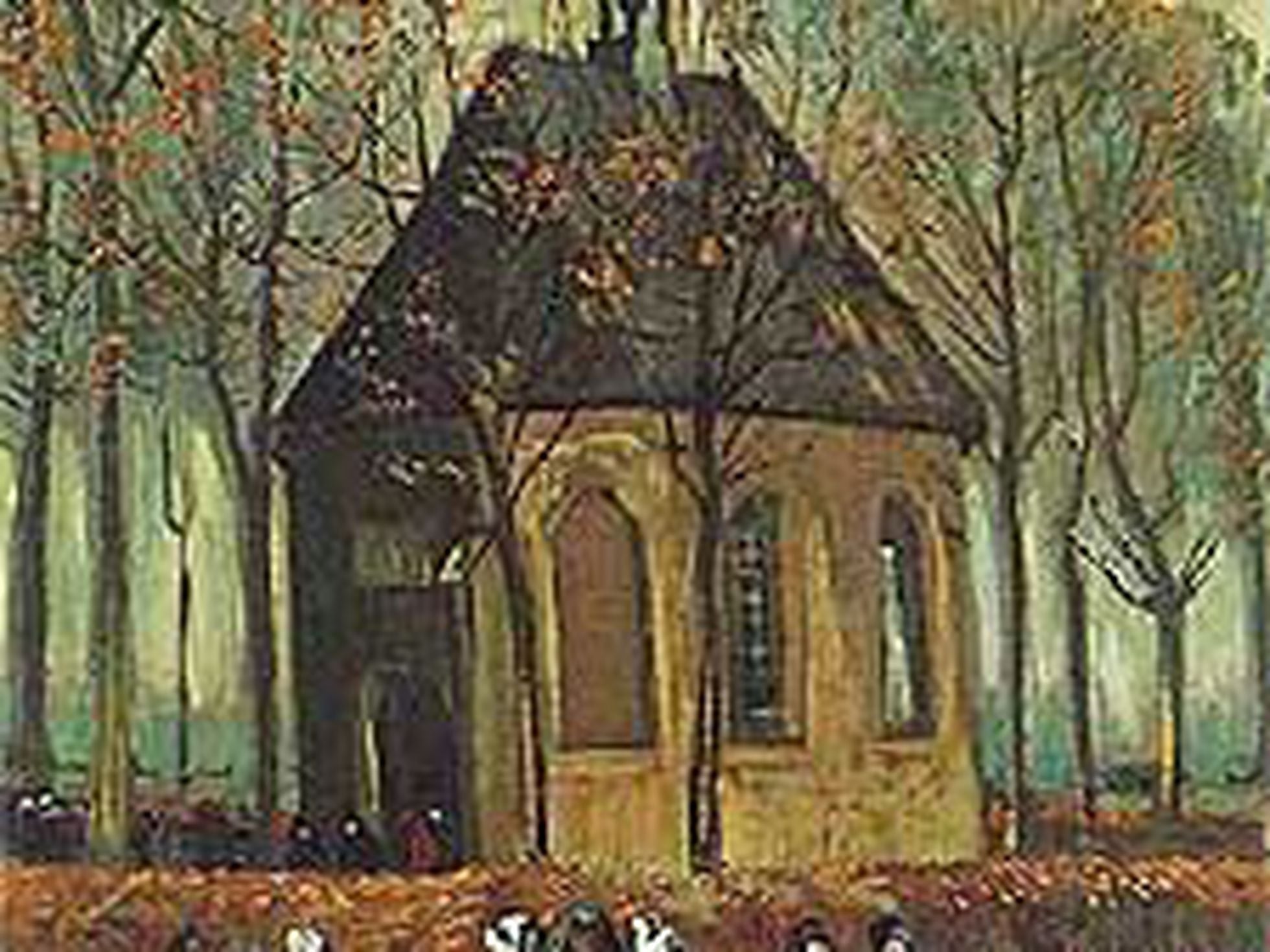 Feligreses saliendo de la iglesia calvinista de Nuenen' del pintor Vicent Van  Gogh | Cultura | EL PAÍS