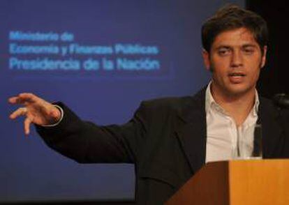 El ministro argentino de Economía, Axel Kicillof. EFE/Archivo