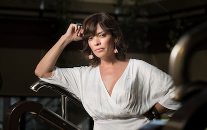 La actriz y escritora argentina Camila Sosa Villada, el pasado 7 de junio en Barcelona.