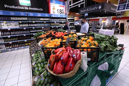 Un hipermercado Carrefour en Málaga.