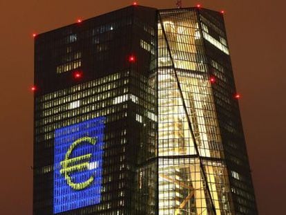 Sede central del Banco Central Europeo (BCE), en Fr&aacute;ncfort.