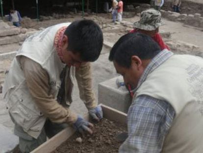 Un equipo de investigadores halla nuevas galerías en el monumento preinca Chavín calificado como patrimonio mundial