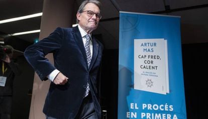 Artur Mas, en el acto de presentación de su libro.