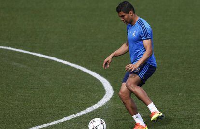 Casemiro, en el entrenamiento de este martes.