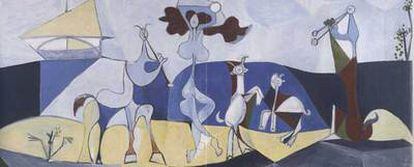 <i>La joie de vivre</i>, pintado por Pablo Picasso en 1946.