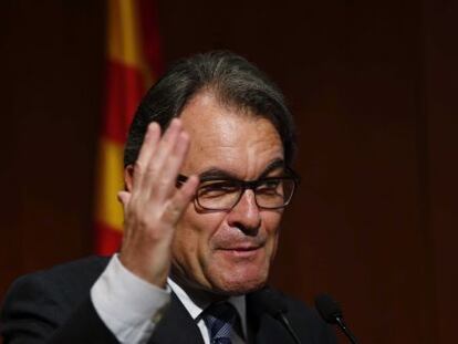 Artur Mas, presidente de la Generalitat.