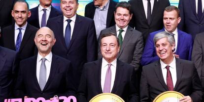 Reunión de ministros de Economía y Finanzas de la eurozona, diciembre 2018.