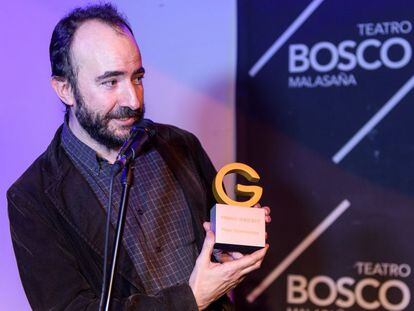  I&ntilde;igo Guardamino, ganador del premio a Mejor Dramaturgia.