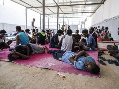 Centro de detención de Inmigrantes en Tayura, el pasado 24 de junio.