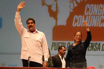 El presidente venezolano, Nicol&aacute;s Maduro, en un acto en Caracas.