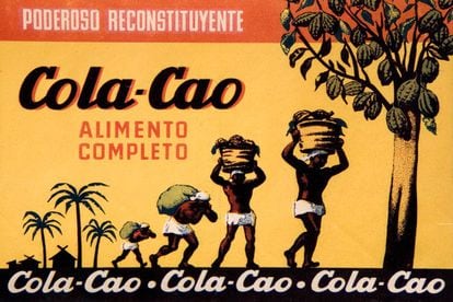 Antigua etiqueta de Cola-Cao