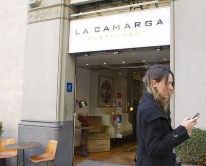 Fachada del restaurante donde se grabó la charla de Camacho.