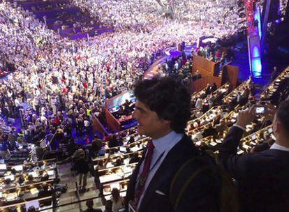 Jorge Moragas, Coordinador de Presidencia y Relaciones Internacionales del PP, en la convención en Denver