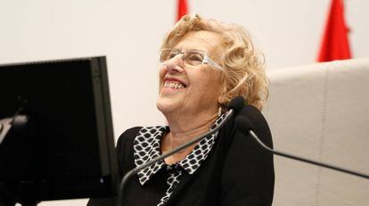 La alcaldesa de Madrid, Manuela Carmena.