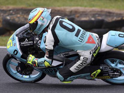 Joan Mir, durante la clasificaci&oacute;n del GP de Australia.