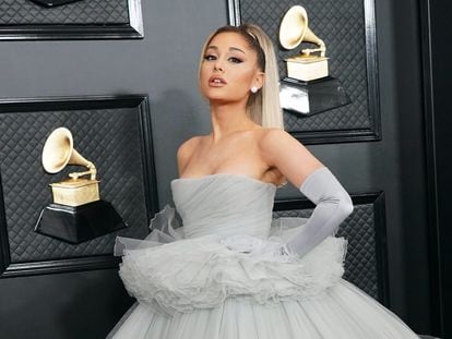 Ariana Grande en la 62º gala de los Grammy, en Los Ángeles, el 5 de febrero de 2023.