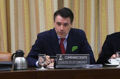 Ignacio Gonzalez en la comision de investigacion sobre financiación del PP.