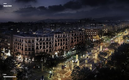 Proyecto de luces de Navidad en Barcelona del Estudio Arola.