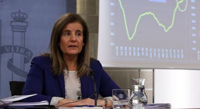 La ministra de Empleo, F&aacute;tima B&aacute;&ntilde;ez