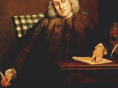 Retrato de Samuel Johnson realizado por sir Joshua Reynolds. 