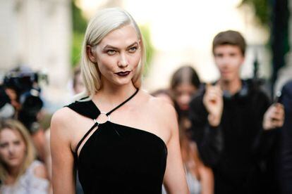 La modelo Karlie Kloss el pasado 4 de julio en París.