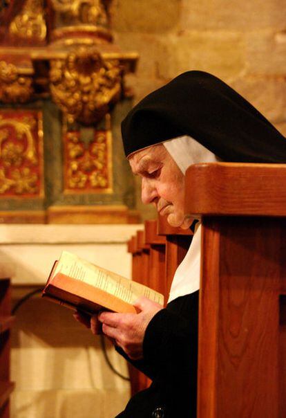 Sor Teresita, en el convento de Buenafuente del Sistal (Guadalajara).