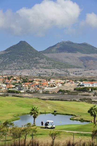 Vistas de Porto Santo desde el campo de golf de la isla portuguesa, diseñado por Severiano Ballesteros.