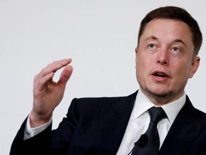 Elon Musk, fundador y CEO de Tesla, en julio pasado.