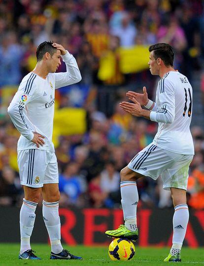 Bale y Ronaldo después del 1 a 0
