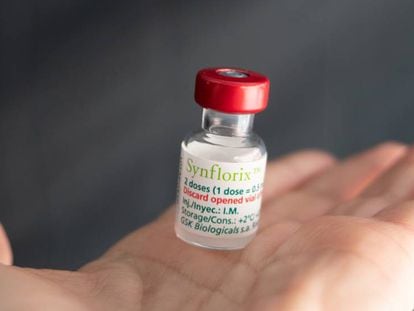 Dosis de la vacuna rebajada utilizada en los campos de refugiados griegos.