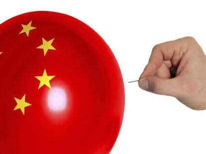 Valores que contienen el aliento por la caída del yuan