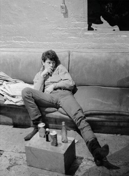Lou Reed, en una de las fotografías de la Factory.