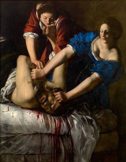 'Judith decapitando a Holofernes' (1612-13).