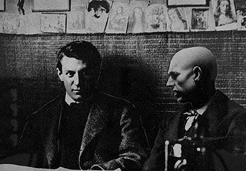 Picasso, a la izquierda, con Torres Campalans, en un fotomontaje de Josep Renau (Fundación Renau).