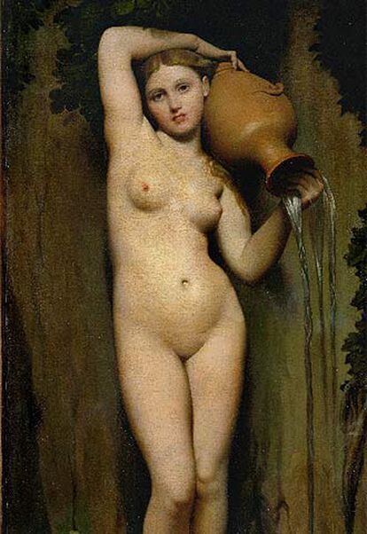 <i>La source</i> (1856), de Jean-Auguste-Dominique Ingres.