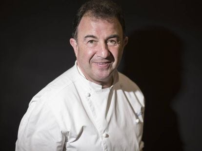 El cocinero Martin Berasategui, el pasado abril en Barcelona.