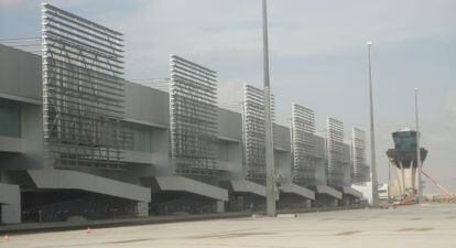 Vista del aeropuerto de Corvera en Murcia.